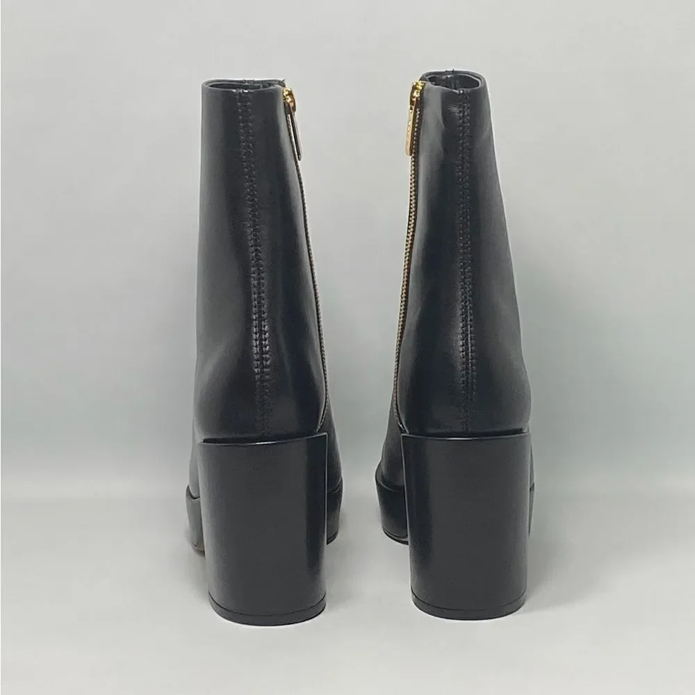 3.1 Phillip Lim Naomi Leather Platform Boots size 37.5